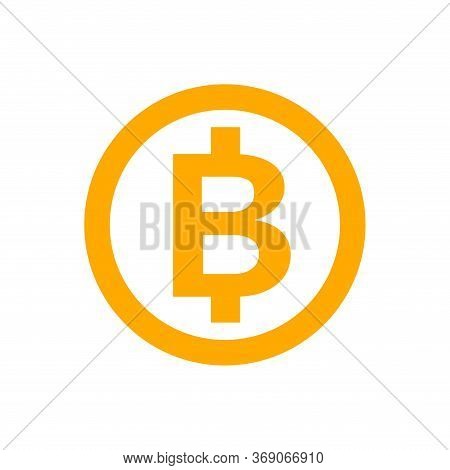 Currency Money Icon Isolated On White, Thb Coin Thailand For Flat Icon Style, Illustration Money Med