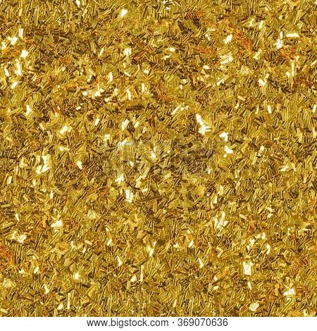 Golden Glitter Texture, Abstract Background. Seamless Texture. Tile Ready.