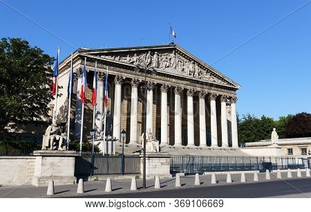 The French National Assembly- Bourbon Palace , Paris, France