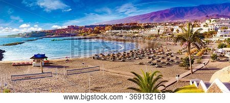 Scenic Landscape Costa Adeje.tenerife, Canary Islands, Spain