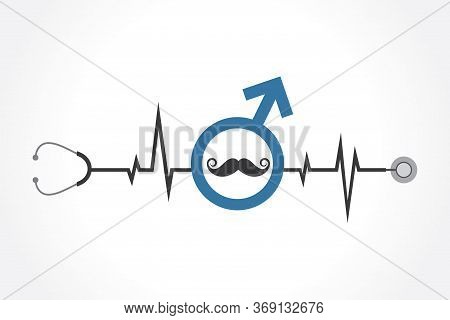 Vector Illustration For Men's Health Awareness Month Which Is Observed In Month Of June