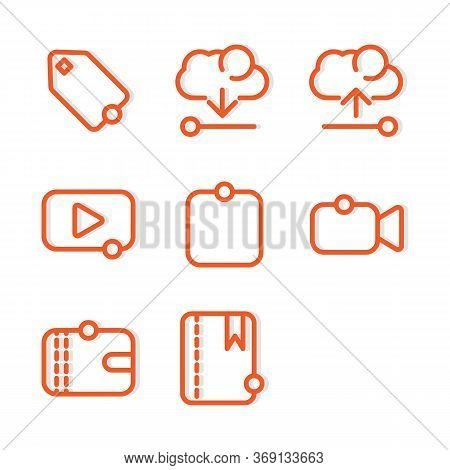 User Interface Icon Including Discount,label,cloud, Data,download,server,upload,film,media, Movie,pl