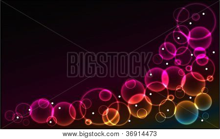 Abstrakt Neon Backround vektor