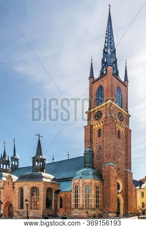 Riddarholm Church Is The Burial Church Of The Swedish Monarchs. It Is Located On The Island Of Ridda