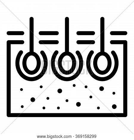 Clean Skin Depilatory Icon. Outline Clean Skin Depilatory Vector Icon For Web Design Isolated On Whi