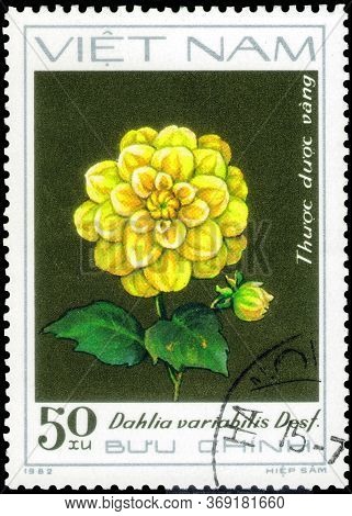 Saint Petersburg, Russia - May 31, 2020: Postage Stamp Issued In The Vietnam With The Image Of The Y