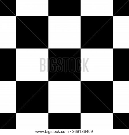 Checks Seamless Pattern. Checkered Ornament. Tiles Wallpaper. Squares Illustration. Geometric Ornate