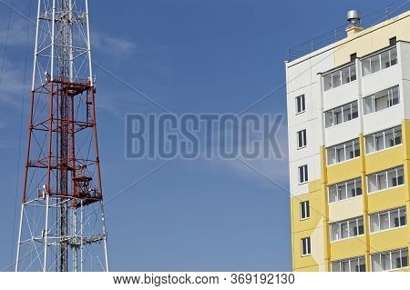 The Tower Transmits Or Retransmits Radio And Television Signals And Enhances Mobile Communications N
