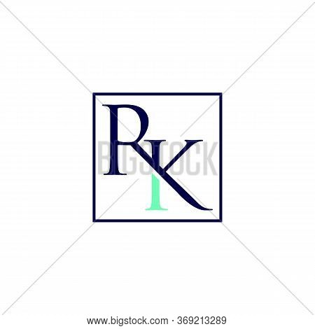Swoosh Letter Rk Logo Design Vector Template. Rk Letter Logo Design.
