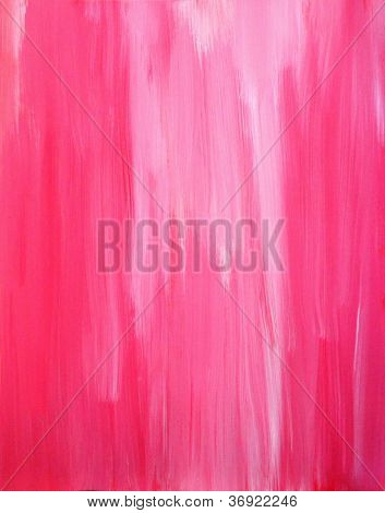 Pink Abstract Art Painting