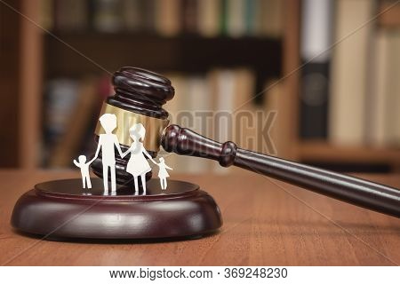 Legal Area Children. Court And The Rights Of The Family And Children. Section Of Children During A D