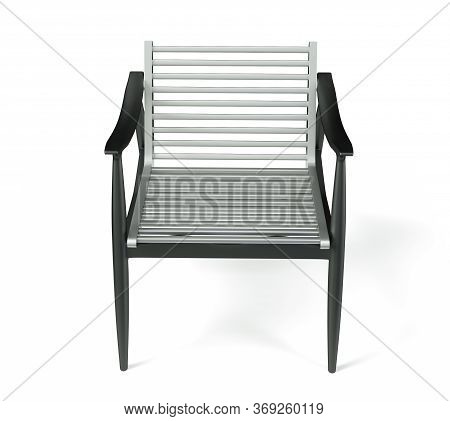 3d Rendering Of Modern Chair Made Of Isolated On A White Background