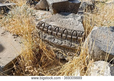 Remains Of Columns In Ruins Of The Greek - Roman City Of The 3rd Century Bc - The 8th Century Ad Hip
