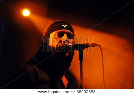 Laibach rock band canlı performans