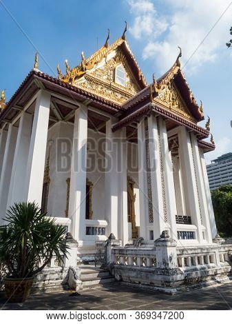 Wat Pathum Wanaram Ratchaworawihan Temple In Bangkok Thailand. Images For Commercial User.