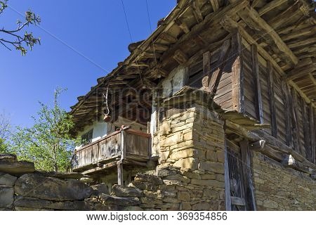 Typical Street And Old Houses At Historical Village Of Staro Stefanovo, Lovech Region, Bulgaria