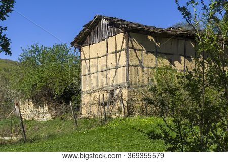 Typical Street And Old Houses At Historical Village Of Staro Stefanovo, Lovech Region, Bulgaria