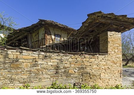 Typical Street And Old Houses At Historical Village Of Staro Stefanovo, Lovech Region, Bulgaria