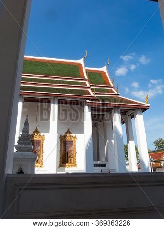 Loha Prasat Wat Ratchanatda Temple In ฺbangkok Thailand. Images For Commercial User.