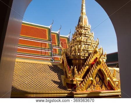 Loha Prasat Wat Ratchanatda Temple In ฺbangkok Thailand. Images For Commercial User.