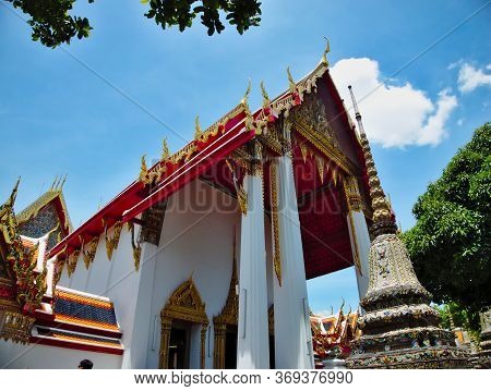 Wat Po,history Of Phra Chetuphon Temple, Built Since The Ayutthaya Period The Reign Of King Rama I, 