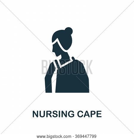 Nursing Cape Icon. Simple Element From Baby Feeding Collection. Creative Nursing Cape Icon For Web D