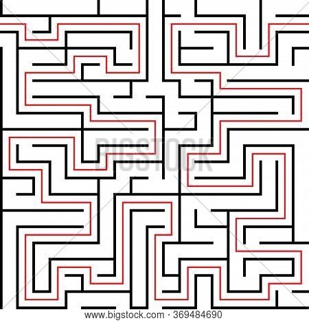 Vector Maze Seamless Vector & Photo (Free Trial) | Bigstock
