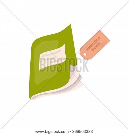 Exercise Book. School Copy Book, Exercise Book, Notebook For Classwork And Homework. Education Equip