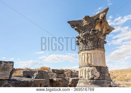 Remains Of Columns In Ruins Of The Greek - Roman City Of The 3rd Century Bc - The 8th Century Ad Hip