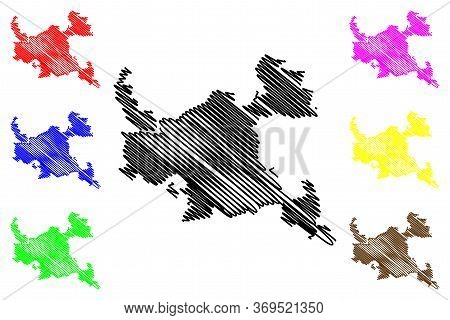 Lipetsk City (russian Federation, Russia) Map Vector Illustration, Scribble Sketch City Of Lipeck Ma