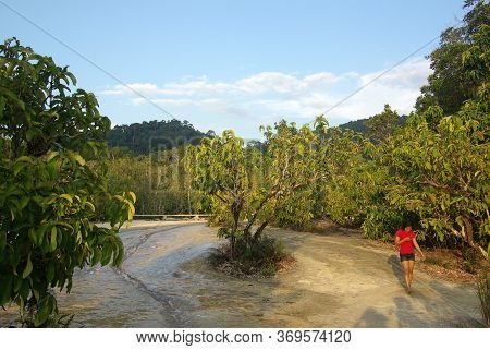 Krabi, Thailand - January,  2014: Khao Pra Bang Khram Wildlife Sanctuary