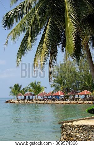 Koh Chang, Thailand - January, 2013: Tropical Beach In Koh Chang, Thailand