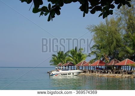 Koh Chang, Thailand - January, 2013: Tropical Beach In Koh Chang, Thailand