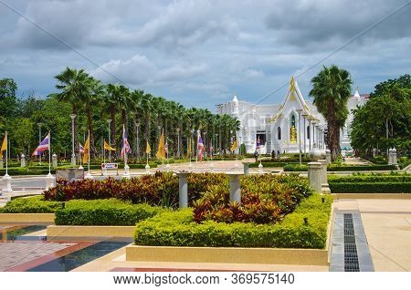 Uthai Thani Province, Thailand - August, 2016: Wat Tha Sung Castle - Uthai Thani, Thailand