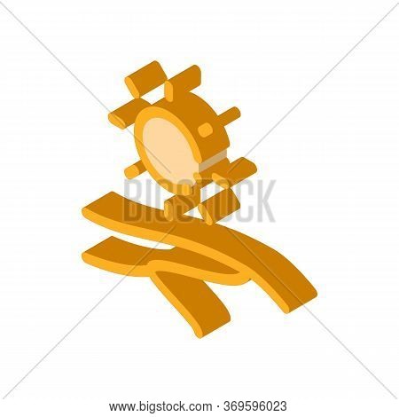 Desert Icon Vector. Isometric Desert Sign. Color Isolated Symbol Illustration