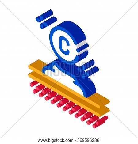 Collagen Cream Icon Vector. Isometric Collagen Cream Sign. Color Isolated Symbol Illustration