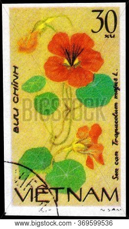 Saint Petersburg, Russia - May 31, 2020: Postage Stamp Issued In The Vietnam With The Image Of The T
