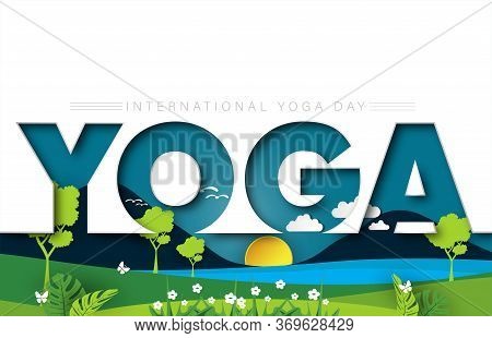 21 June-international Yoga Day,yoga Body Posture, Vector Illustration - Vector