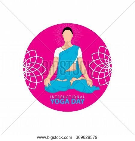 21 June-international Yoga Day,yoga Body Posture, Vector Illustration - Vector