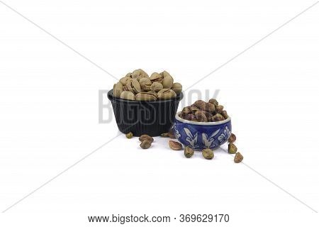 Dry Fruits Flavor In A White Background