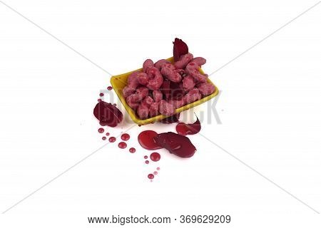 Dry Fruits Flavor In A White Background
