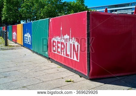 Berlin, Germany - May 31, 2020: Barriers To Defence Against Terror At Breitscheidplatz In The Centre