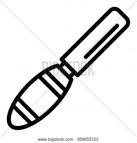 Carpentry Chisel Icon. Outline Carpentry Chisel Vector Icon For Web Design Isolated On White Backgro