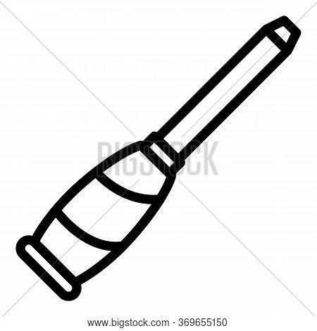 Work Chisel Icon. Outline Work Chisel Vector Icon For Web Design Isolated On White Background