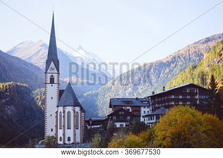 Famous Church At The Heiligenblut Town