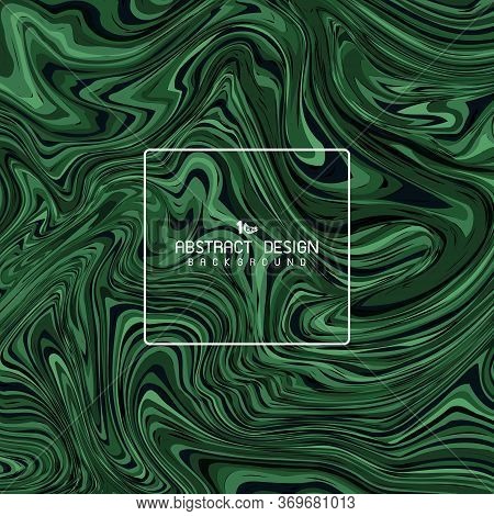 Abstract Green Marble Artwork Deign Of Cover Decoration Background. Decorate For Ad, Poster, Artwork