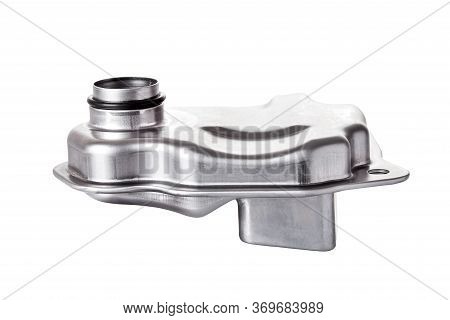 Side View Of The Coarse Filter Of Transmission Oil Of An Automatic Transmission Cvt,  Replaceable Sp