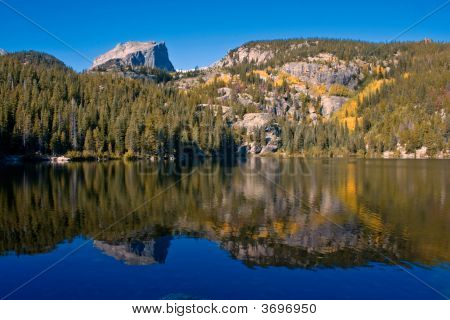 Bear Lake podzim reflexe
