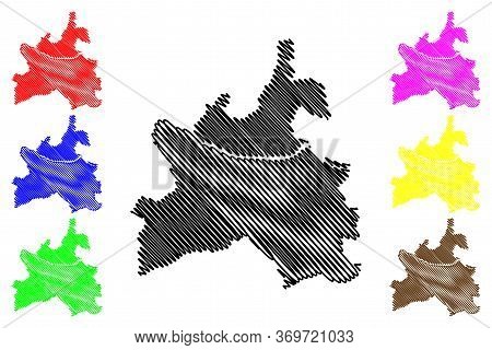 Maribor City (republic Of Slovenia) Map Vector Illustration, Scribble Sketch City Of Maribor Map