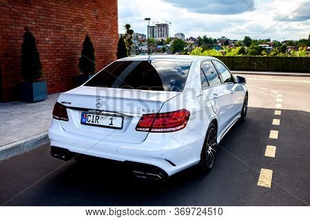 Chisinau, Moldova; June 02, 2020. Mercedes-benz Club Festival In Moldova. Mercedes-benz  E Class W 2
